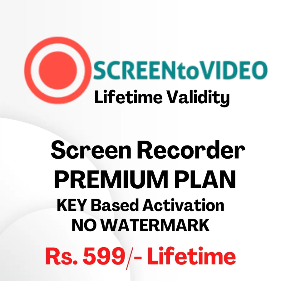 Screen To Video Lifetime – cheap Video Editing group buy in India